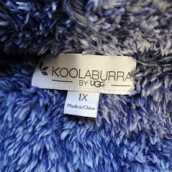 Kookaburra By UGG sweater 1X  blue plush pull over - Picture 4 of 4
